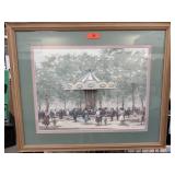 ANDRE GISSAN SIGNED NUMBERED CAROUSEL PRINT ANDRE GISSAN SIGNED NUMBERED CAROUSEL PRINT