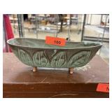 VINTAGE WELLER POTTERY FOOTED BOWL VINTAGE WELLER POTTERY FOOTED BOWL