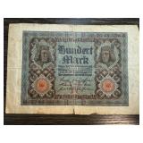 1920 100 MARK CURRENCY NOTE 1920 100 MARK CURRENCY NOTE