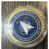 AIR FORCE SPACE FORCE CHALLENGE COIN AIR FORCE SPACE FORCE CHALLENGE COIN