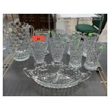 LOT OF FOSTORIA GLASS ETC LOT OF FOSTORIA GLASS ETC