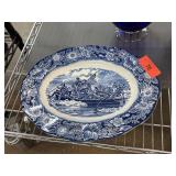 LIBERTY BLUE WASHINGTON CROSSING THE DELEWARE TRAY LIBERTY BLUE WASHINGTON CROSSING THE DELEWARE TRAY