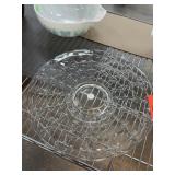 LG INDIANA GLASS CONSTELLATION CLEAR CAKE PLATTER LG INDIANA GLASS CONSTELLATION CLEAR CAKE PLATTER