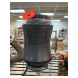 VINTAGE LAMA OAXACA BLACK POTTERY VASE VINTAGE LAMA OAXACA BLACK POTTERY VASE