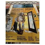 2PC VINTAGE GRAPHIC STORY MAGAZINES 1974 2PC VINTAGE GRAPHIC STORY MAGAZINES 1974