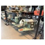 CONTENTS BOTTOM SHELF LOT OF SEWING MACHINES+ CONTENTS BOTTOM SHELF LOT OF SEWING MACHINES+
