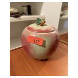 VINTAGE MCCOY BLUSHING APPLE COOKIE JAR