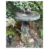 CONCRETE BIRDBATH
