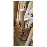 LARGE BOX OF MIXED POSTERS MAPS PRINTS & PHOTOS