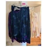 VINTAGE OSCAR DE LA RENTA BLOUSE SKIRT SET