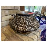 LARGE VERY HEAVY CENTERPIECE DECORATIVE BOWL