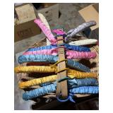 VINTAGE SATIN HANGERS NEIMAN MARCUS MORE
