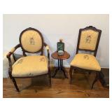 ANTIQUE LADIES & GENTS CHAIRS