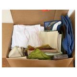 LARGE BOX OF MIXED NAPKINS TABLE LINENS