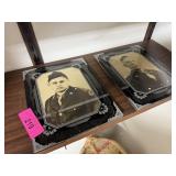 2PC VINTAGE MILITARY FRAMED PHOTOS