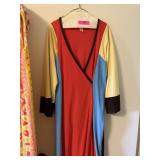 VINTAGE ALEXANDER CALDER INSPIRED DRESS 1960S 70S