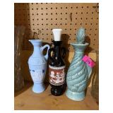 3PC DECANTERS LOT