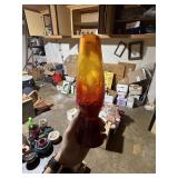 VINTAGE AMBERINA GLASS BLENKO LIGHTER BASE / VASE