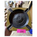 VINTAGE LEGO MID CENTURY JAPAN ASHTRAY METAL