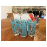 LOT OF MID CENTURY BARWRE GLASSES