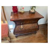 BOMBE STYLE LEATHER ROP DRESSER