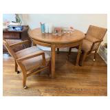 VINTAGE DINETTE KITCHEN TABLE SET QTY 4 CHAIRS