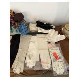 LARGE LOT OF VINTAGE GLOVES