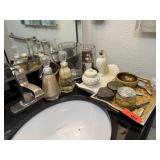 PERFUME ATOMIZERS / TRAY / MIRROR VANITY ITEMS