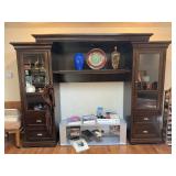 LARGE ENTERTAINMENT CENTER W STORAGE