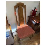 UNIQUE FURNITURE TALL BACK DINING ACCENT CHAIR