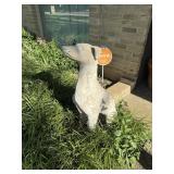 2PC LARGE ENTRY WAY DOG DECOR STATUARIES