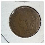 1880 INDIAN HEAD PENNY CENT