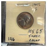 1945-S WHEAT PENNY CENT HIGH GRADE