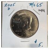 2005-D JFK HALF DOLLAR HIGH GRADE