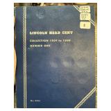 WHEAT PENNY CENT COIN ALBUM 65 DIFF W BETTERS