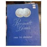 ROOSEVELT DIME ALBUM QTY 36 DIFFERENT