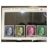 GERMANY MINT 1941-4 HITLER ISSUE STAMPS