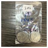 QTY 10 1943 STEEL WHEAT PENNIES CENTS
