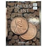 WHEAT / MEMORIAL CENT ALBUM 43 P,D,S