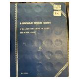 WHEAT PENNY CENT COIN ALBUM 37 DIFF 09, 11D +