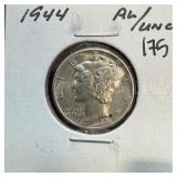 1944 MERCURY SILVER DIME