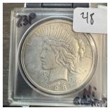 1923 PEACE SILVER DOLLAR HIGH GRADE