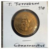 THOMAS JEFFERSON COMMEMORATIVE TOKEN