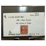 1938 #823 18C ULYSSES S GRANT STAMP