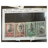 N BORNEO MINT NH 1956 ELIZABETH COMM ISSUE STAMPS