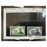 NEW ZEALAND 1944 MINT 1944 WW2 SEMI POSTAL STAMPS