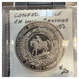 CONFEDERATE PROOF HALF DOLLAR RESTRIKE