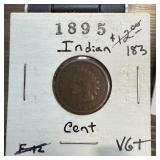 1895 INDIAN HEAD PENNY CENT