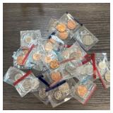 LARGE LOT OF SEALED MINT UNC COINS