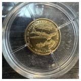14K GOLD LIBERIA PEARL HARBOR COIN